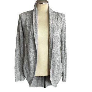 Aeropostale Cardigan PS Grey Round Hem Womens Open Front Sweater Sz Petite Small